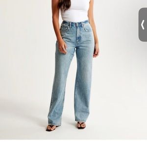 Abercrombie 29 90s curve love denim jeans